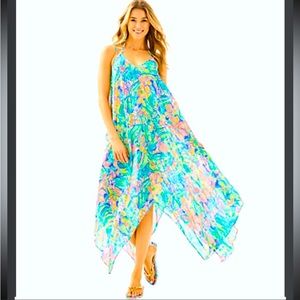 🐐🎉Lilly Pulitzer Perry Cover Up Surf Gypsy! Fits to XL